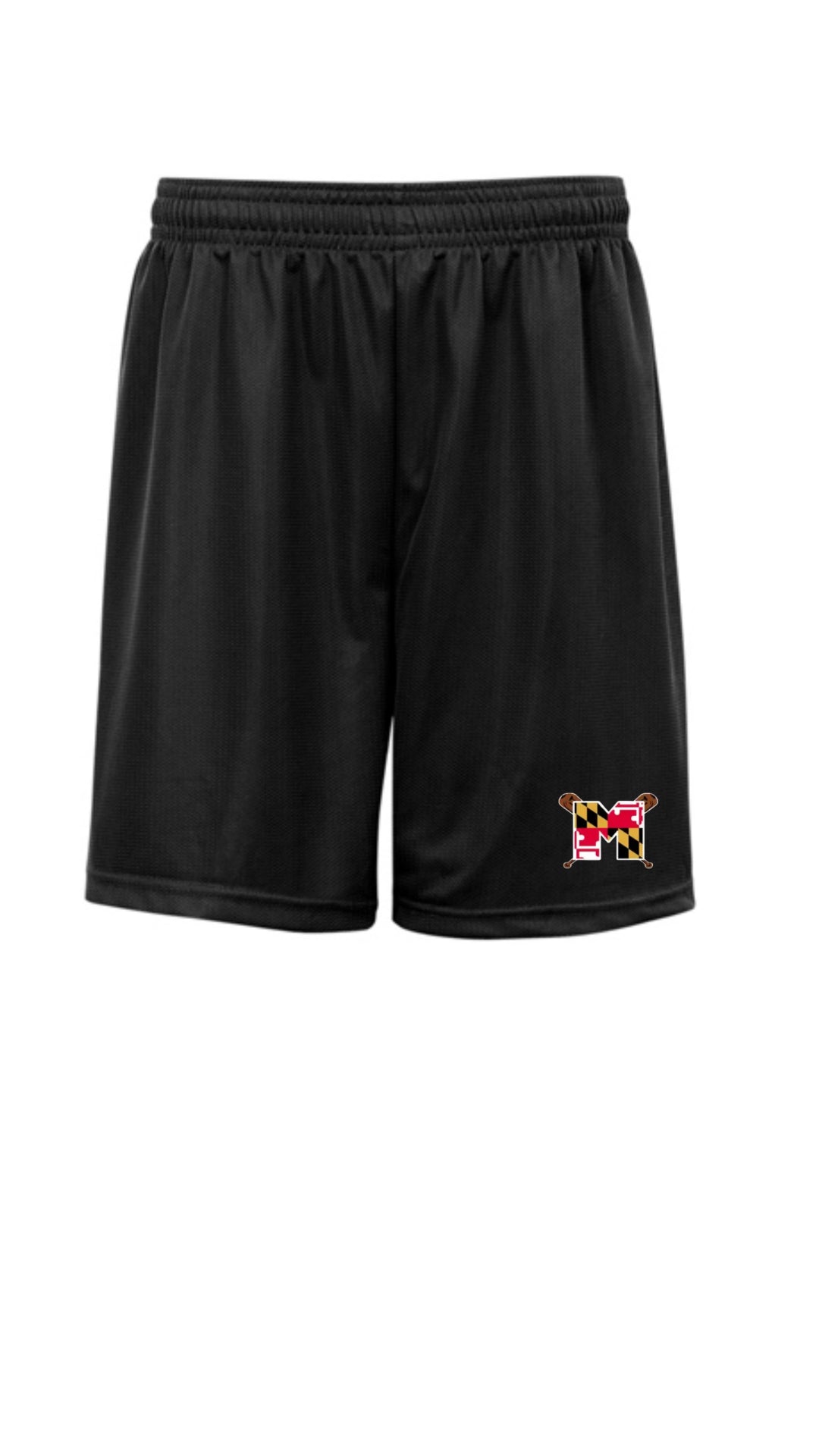Sport Tek 7" Unisex Pro Performance Short w/ Pockets - Black
