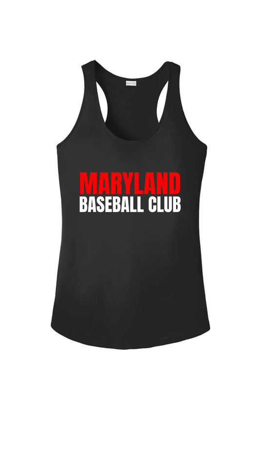 Ladies Racerback Tank - Black