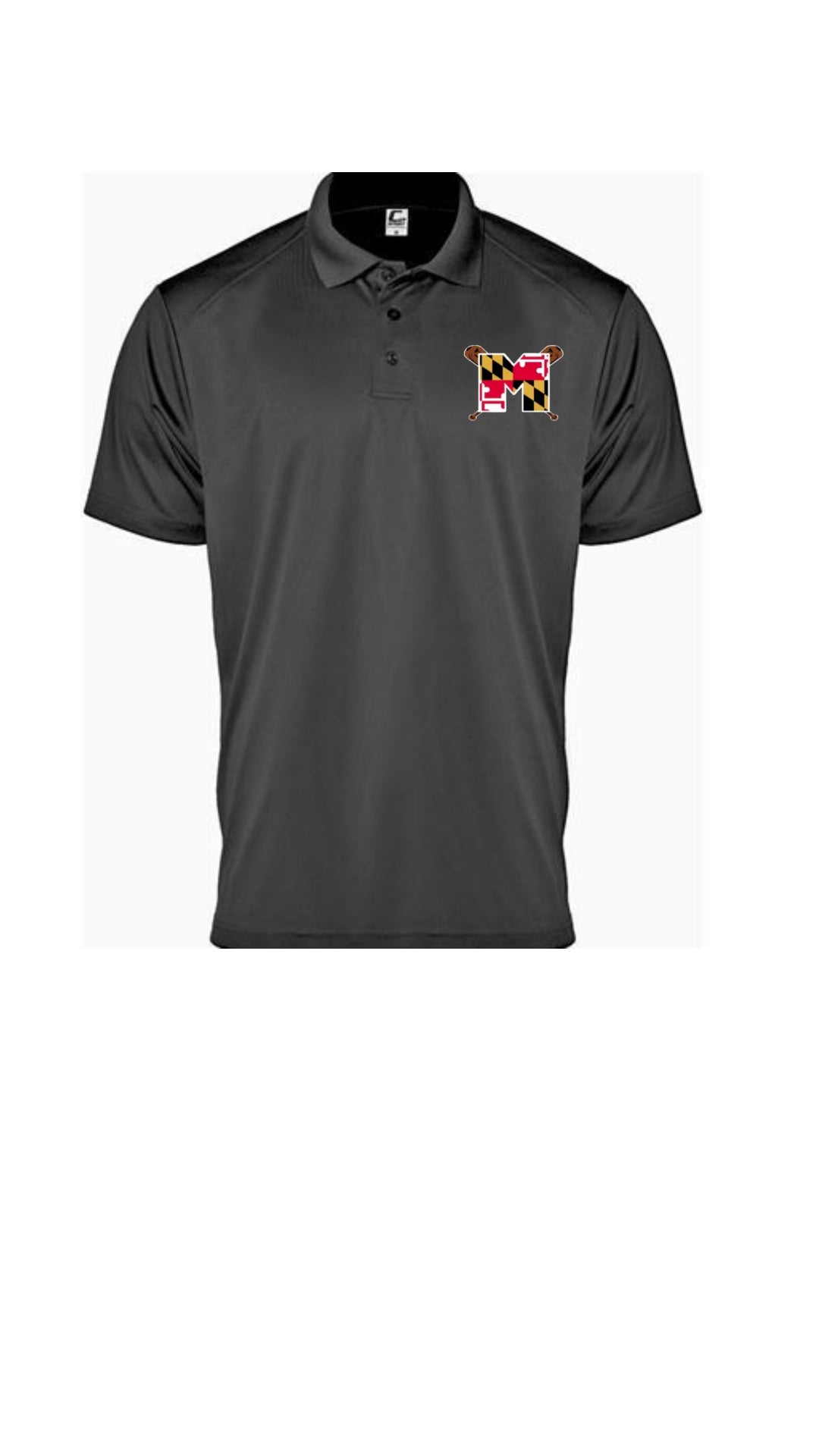 C2 Men Youth Utility Polo - Black