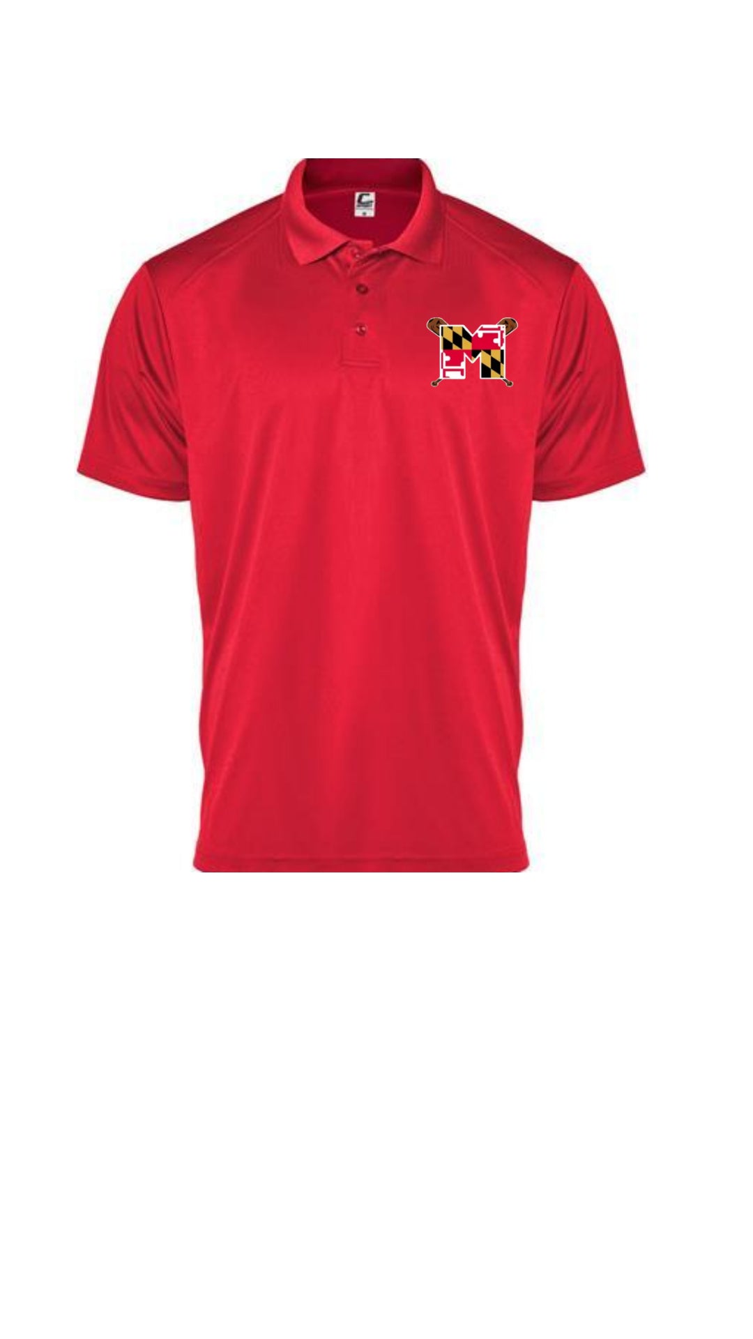 C2 Men/Youth Utility Polo - Red